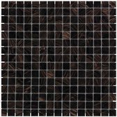 1,04m² - Mozaiek Tegels - Amsterdam Vierkant Zwart 2x2