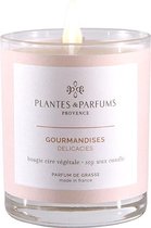 Plantes & Parfums Natuurlijke Delicacies Sojawas Geurkaars  (tevens handcrème) I Fruitige & Zoete geur I 180g I 40u