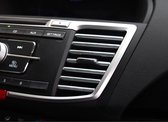 Auto Interieur Strips Airco Ventilator - Makkelijk te bevestigen - Auto restyling - Zilver 10 stuks