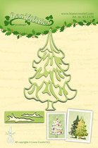 LeCrea - Leabilitie Christmas tree snij en embossing mal 45.2328