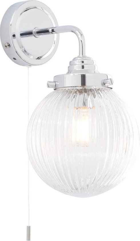 BRILLIANT Kelidge wandlamp chromen hangende binnenverlichting, wandlampen |  1x D45,... | bol.com