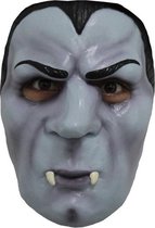 Partychimp Retro Dracula Gezichts Masker Halloween Masker voor bij Halloween Kostuum Volwassenen - Latex - One-size