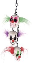 Halloween Hangdeco Killer Clowns aan Ketting