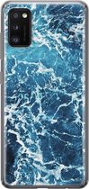 Leuke Telefoonhoesjes - Hoesje geschikt voor Samsung Galaxy A41 - Oceaan - Soft case - TPU - Blauw