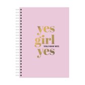 Studio Stationery Notitieboek A5 YES GIRL YES