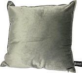 Kussenhoes Bali Grey | 45x45 cm | Polyester | Velvet | Grijs | Maison Boho