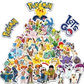 Pokemon Stickers - 50 Stuks - Stickers Volwassenen - Stickers voor Kinderen - Laptop - Pokemon Speelgoed - Pokemon Go - Pikachu - Charmander - Squirtle - Bulbusaur
