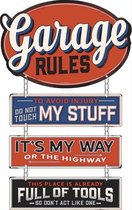 Wandbord Special - Garage Rules