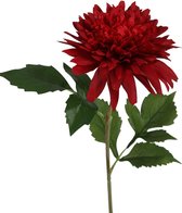 Viv! Home Luxuries Dahlia - zijden bloem - Rood - topkwaliteit