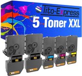 PlatinumSerie 5x toner cartridge alternatief voor Kyocera TK-5240