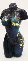 Sexy Vrouwelijke Torso Figuurkaars Vrouwelijke Figuur Kunstwerk Art object Naked Body Torso