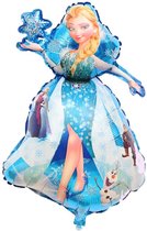 Elsa Ballon - Disney - Frozen - Frozen 2 - Disney Princess - Ballonnen Verjaardag - 93 x 55 cm - Ballon Groot - Ballon Film