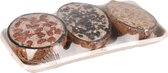 Flamingo Voederkokosnoot half 3 smaken 3x200g