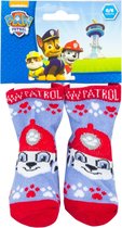 PAW Patrol - Baby sokken - Grijs/Rood - 0/6 Maanden
