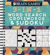 Brain Games- Brain Games - 3-In-1: Word Search, Crosswords & Sudoku (256 Pages)