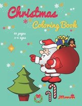 Christmas Coloring Book 60 Pages 3-6 Ages