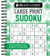 Brain Games Large Print- Brain Games - Large Print Sudoku (Swirls)