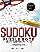 Sudoku Puzzle Book for Adults with Answers
