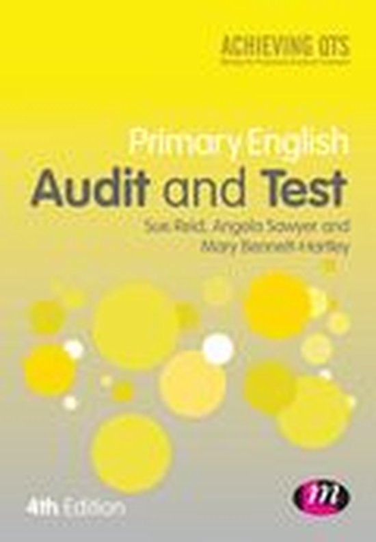 Achieving QTS Series - Primary English Audit and Test - cover