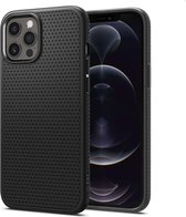 Spigen Apple iPhone 12 Pro Max - Liquid Air Hoesje - Zwart