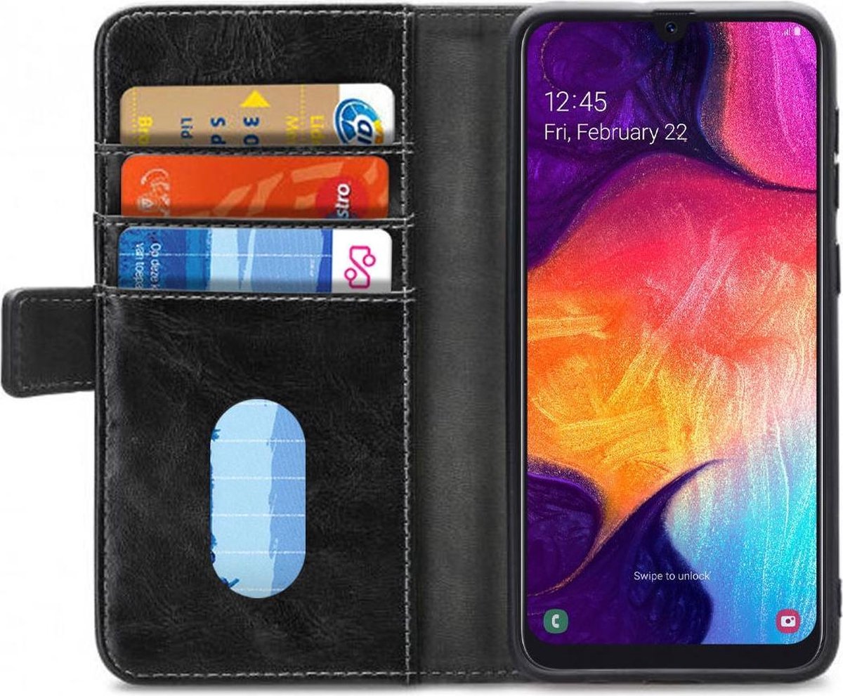 Mobilize Elite Gelly Bookcase Hoesje - Geschikt voor Samsung Galaxy A50 - Zwart