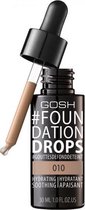 Gosh - #Foundation Drops Moisturizing And Smoothing Face Primer 010 Tan 30Ml