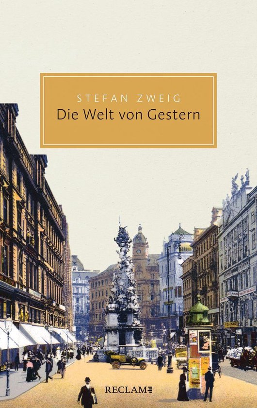 Reclam Taschenbuch - Die Welt von Gestern - cover