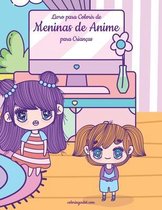 Livro para Colorir de Meninas de Anime para Criancas