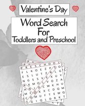 Valentine's Day Word Search for Toddlers and Preschool