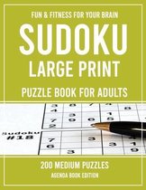 Sudoku Large Print Puzzle Book for Adults