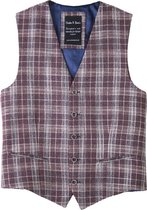 Carter & Davis Lange mouw Gilets - 2649-9423 Gilet Rood (Maat: 56)