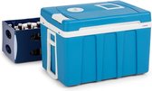 BeerPacker koel-/ warmhoudbox 50 liter AC/DC trolley blauw