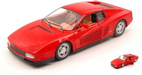 Ferrari Testarossa (1984) Rood 1/24 Bburago - Modelauto