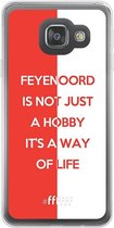 6F hoesje - geschikt voor Samsung Galaxy A3 (2016) -  Transparant TPU Case - Feyenoord - Way of life #ffffff