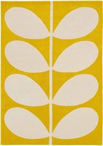 Orla Kiely - Yellow Stem 59306 Vloerkleed - 120x180 cm - Rechthoekig - Laagpolig Tapijt - Retro, Scandinavisch - Geel, Wit