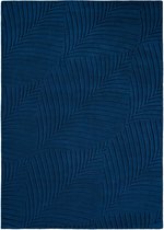 Wedgwood - Folia Navy 38308 Vloerkleed - 200 rond - Rond - Laagpolig Tapijt - Modern - Blauw