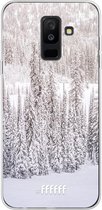 Samsung Galaxy A6 Plus (2018) Hoesje Transparant TPU Case - Snowy #ffffff