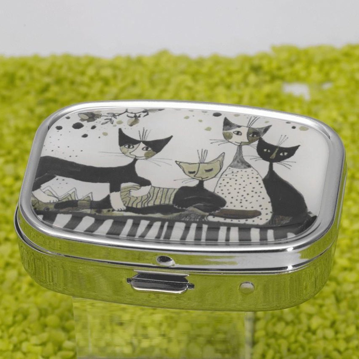 Goedkoopste Pillendoosje – Rosina Wachtmeister – Sepia Cats – Metaal - katten