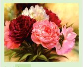 Diamond Painting Bloemen 20x30 ronde steentjes