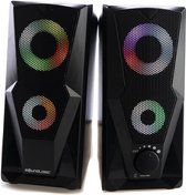 Soundlogic Draadloze Gaming Speakers * 7 kleuren LED verlichting * Bluetooth