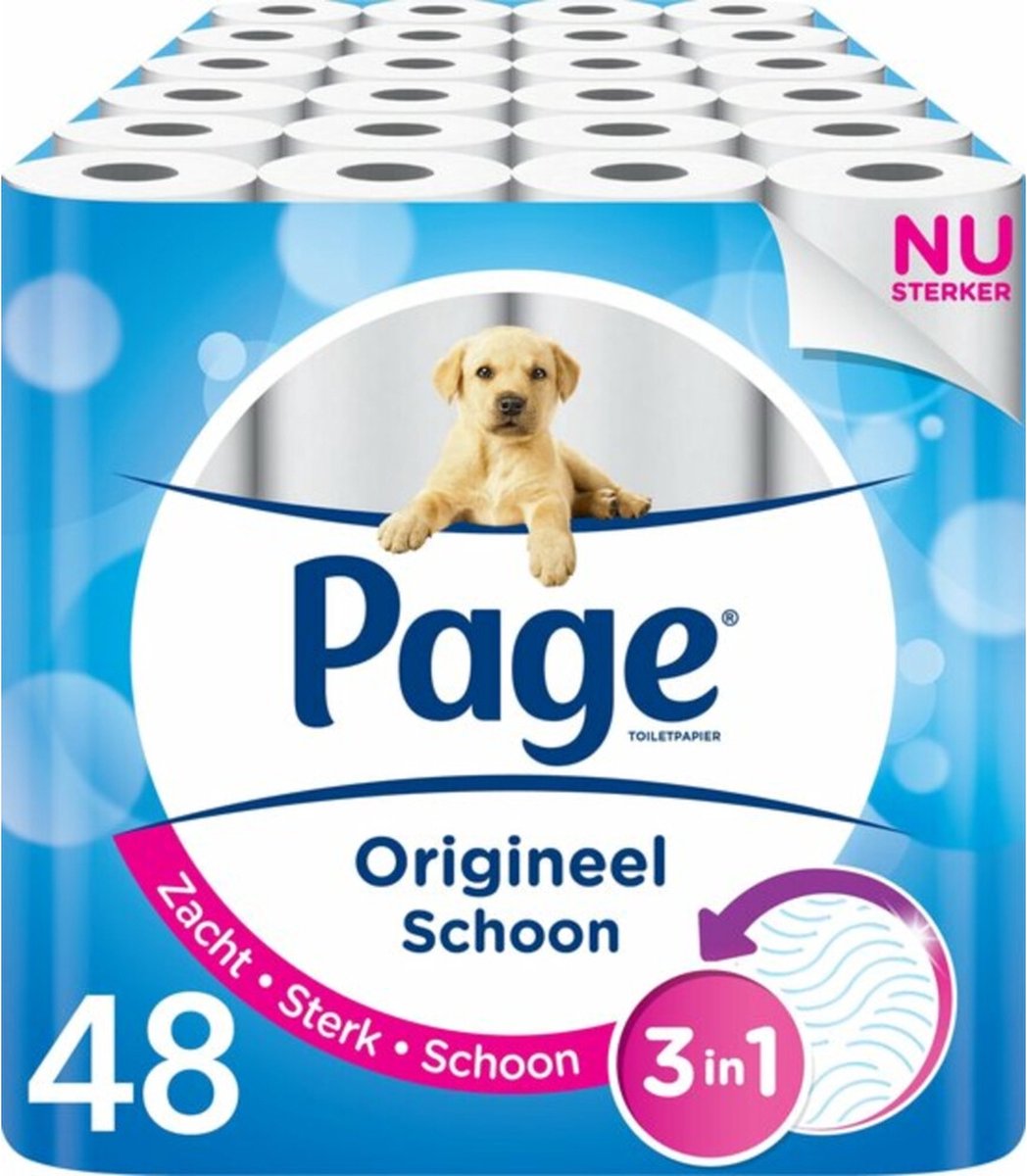 Page toiletpapier - Compleet Schoon - 48 rollen - Page
