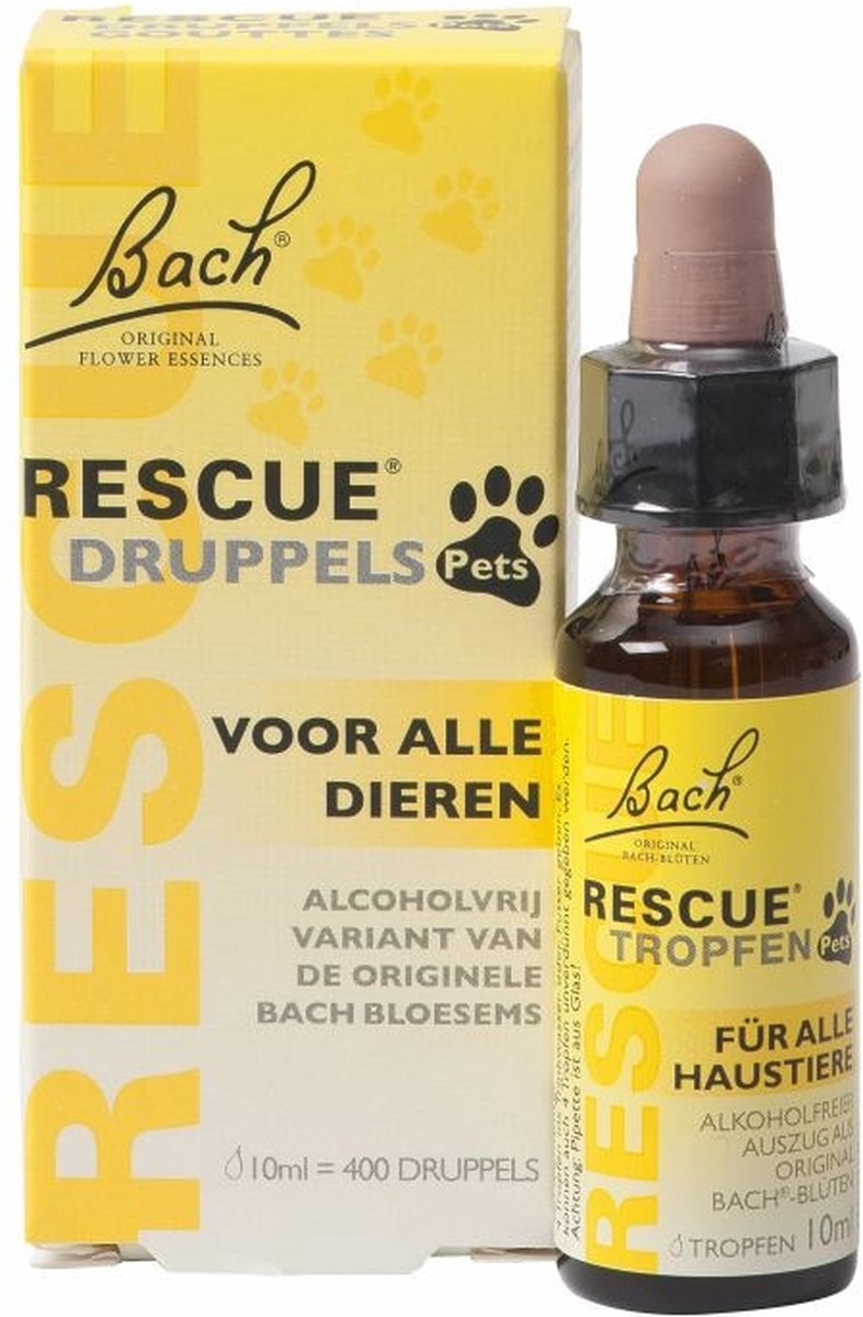 Bach Rescue Remedy Pets Druppels - Dieren Antistressmiddel - 10 ml - Bach Rescue