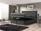 Dreamhouse® Saint Tropez Luxe Boxspring met Opbergruimte – Bed - 160 x 200 cm - Zwart