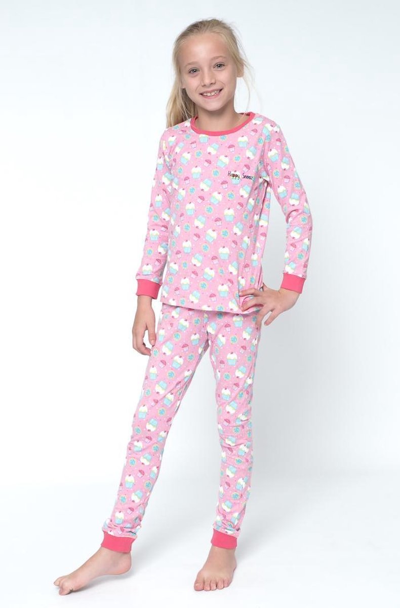 Uiterlijk Presentator moersleutel Happy Pyjama's - Roze Cupcakes - Vrolijke & Hippe pyjama meisjes - pyjama  jongens |... | bol.com