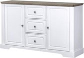 DESSY Klassiek dressoir mat wit decor - B 139 cm