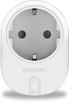 Marmitek POWER SE - Prise Wifi intelligente | 240 V | 15 A | 3450 W. | 1 prise | marche / arrêt manuellement et automatiquement | CEI type F (Pays-Bas)