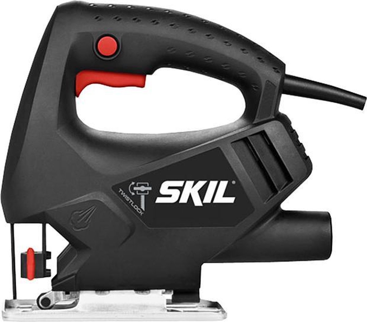 SKIL Decoupeerzaag 400W - Met Stofblazer - Zaagcapaciteit 65mm - 45° Zaagsneden - Zaagblad Voor Hout - Inclusief 3 Zaagbladen - Skil 4190 AA – foto 2