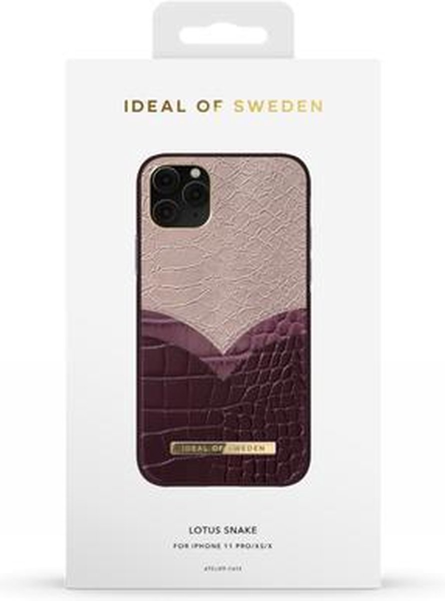 iDeal of Sweden Fashion Case Atelier voor iPhone 11 Pro/XS/X Lotus Snake