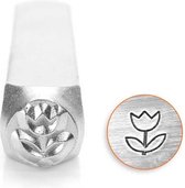 Slagstempel Tulp | hoogte 6mm