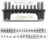 ImpressArt Premium - Bridgette, Slagletters, klein letters, 3 mm